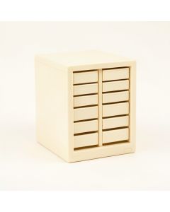 River Brook Small-Parts Storage Drawer Cabinet - Cream (synthetic illustration; no displayed measurements)