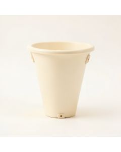 Stone Branch Empty Railing Planter With Integral Brackets - Ivory (synthetic illustration; no displayed measurements)