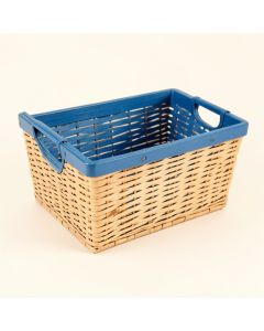 Willow Bridge Empty Storage Basket - Blue (synthetic illustration; no displayed measurements)