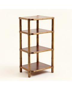 Bamboo Plant Flower Stand Rack 2 Tier Corner Tall Flower Bench Holder Indoor (synthetic illustration; no displayed measurements)