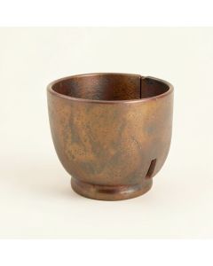 Refined Rustic 3 3/4 '' Center To Center Cup/Bin Pull (synthetic illustration; no displayed measurements)