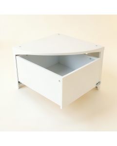 Rowan Branch Under-Desk Drawer Unit - White (synthetic illustration; no displayed measurements)