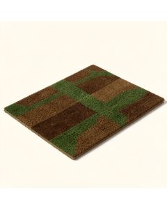 Argyle Topiary Non-Slip Outdoor Door Mat (synthetic illustration; no displayed measurements)