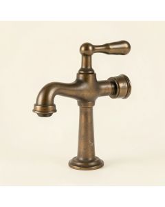Vintage Widespread Bathroom Faucet With Drain Assembly (synthetic illustration; no displayed measurements)