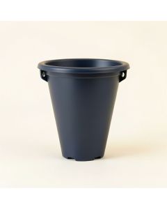 Rowan Crest Empty Railing Planter With Integral Brackets - Navy (synthetic illustration; no displayed measurements)
