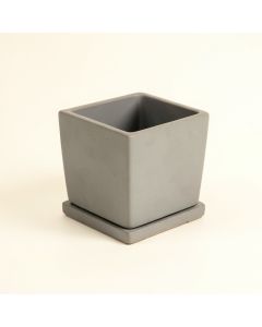 Fern Dell Empty Planter - Gray (synthetic illustration; no displayed measurements)