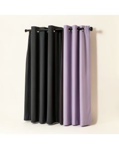 Loar Solid Blackout Thermal Grommet Curtain Panels (synthetic illustration; no displayed measurements)