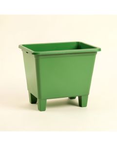Clay Branch Empty Raised Planter - Green (synthetic illustration; no displayed measurements)