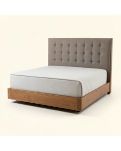 Mazin Queen Tufted Upholstered Low Profile Standard Bed (synthetic illustration; no displayed measurements)