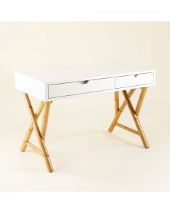 Laurel Crest Writing Desk - White (synthetic illustration; no displayed measurements)