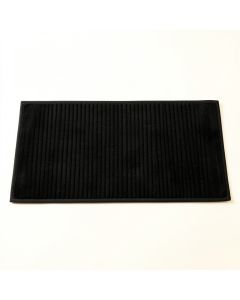Shore Dell Bath Mat - Black (synthetic illustration; no displayed measurements)