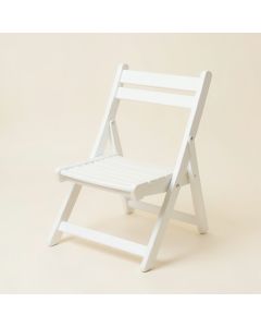 Holly Canyon Folding Outdoor Chair - White (synthetic illustration; no displayed measurements)