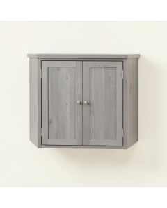 Shore Crest Wall-Mounted Entry Cabinet - Gray (synthetic illustration; no displayed measurements)