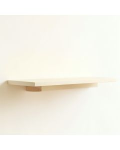 Hazel Branch Wall-Mounted Shelf - Ivory (synthetic illustration; no displayed measurements)