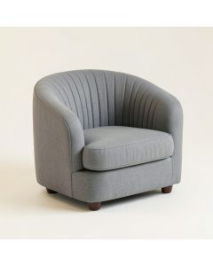 Holly Crest Upholstered Armchair - Gray (synthetic illustration; no displayed measurements)
