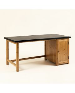 Cedar Bridge Empty Workshop Workbench - Black (synthetic illustration; no displayed measurements)