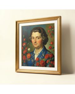 Petite Fleurs By Pablo Picasso Framed Painting Print (synthetic illustration; no displayed measurements)