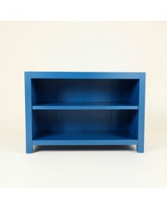 Hill Branch Low Bookcase - Blue (synthetic illustration; no displayed measurements)