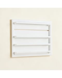 Linden Crossing Empty Wall-Mounted Tool Organizer Panel - White (synthetic illustration; no displayed measurements)