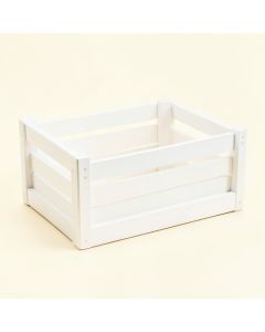 Dawn Field Empty Furniture-Style Pet Crate - White (synthetic illustration; no displayed measurements)