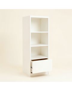 Dune Dale Narrow Cubby Tower - White (synthetic illustration; no displayed measurements)