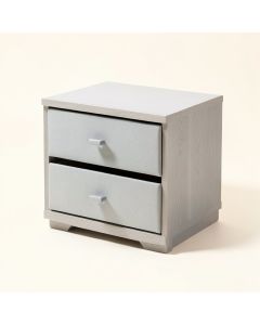 Shakir 2 - Drawer Nightstand In Light Gray (synthetic illustration; no displayed measurements)