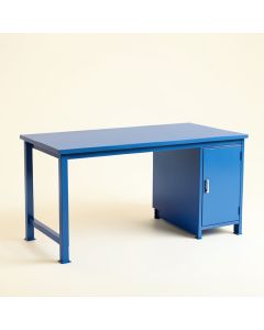 Moss Dell Empty Workshop Workbench - Blue (synthetic illustration; no displayed measurements)