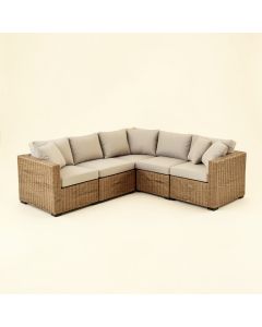 Aiyah Patio Sectional With Cushions (synthetic illustration; no displayed measurements)