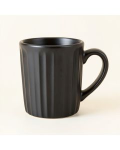 Pine Bend Ceramic Mug - Black (synthetic illustration; no displayed measurements)