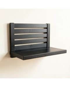 Dawn Crossing Wall-Mounted Entryway Organizer Shelf - Black (synthetic illustration; no displayed measurements)