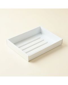 Rowan Arc Empty Under-Desk Cable Tray (synthetic illustration; no displayed measurements)