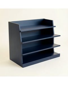 River Bridge Desktop Shelving Unit - Navy (synthetic illustration; no displayed measurements)
