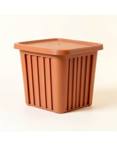 Aspen Canyon Laundry Hamper - Terracotta (synthetic illustration; no displayed measurements)
