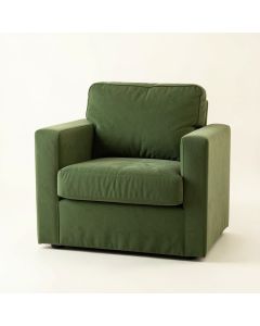 Moss Canyon Upholstered Armchair - Green (synthetic illustration; no displayed measurements)