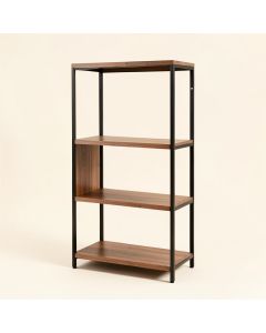 Leinbach 65.5 '' H X 40 '' W Metal Etagere Bookcase (synthetic illustration; no displayed measurements)