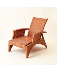 Rowan Brook Outdoor Lounge Chair - Terracotta (synthetic illustration; no displayed measurements)
