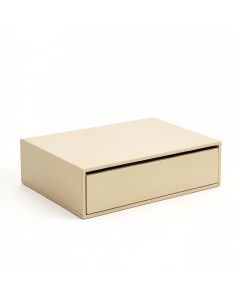 Vale Bluff Desktop Monitor Riser - Beige (synthetic illustration; no displayed measurements)