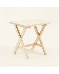 Fern Crossing Compact Balcony Table - Ivory (synthetic illustration; no displayed measurements)