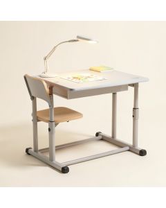Kids Writing Table With Reading Light (synthetic illustration; no displayed measurements)