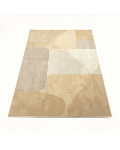Vale Bend Rectangular Area Rug - Beige (synthetic illustration; no displayed measurements)