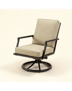 Brice Rocking Swivel Patio Chair With Cushions (synthetic illustration; no displayed measurements)