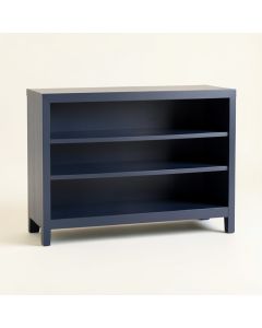 Bay Arc Low Bookcase (synthetic illustration; no displayed measurements)