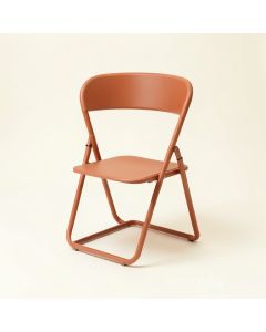 Rowan Dale Folding Outdoor Chair - Terracotta (synthetic illustration; no displayed measurements)
