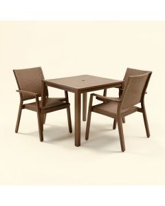 Isahag Patio 3 Piece Bistro Set (synthetic illustration; no displayed measurements)