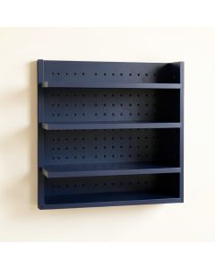 Clay Arc Empty Wall-Mounted Tool Organizer Panel (synthetic illustration; no displayed measurements)