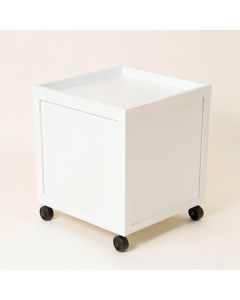Sage Bend Empty Rolling Workshop Cart - White (synthetic illustration; no displayed measurements)