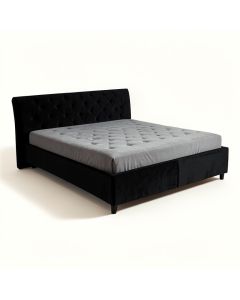 Colbourne Tufted Upholstered Low Profile Standard Bed (synthetic illustration; no displayed measurements)