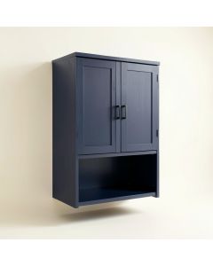 Brook Canyon Wall-Mounted Laundry Cabinet - Navy (synthetic illustration; no displayed measurements)