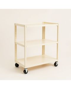 Birch Canyon Empty Rolling Workshop Cart - Cream (synthetic illustration; no displayed measurements)