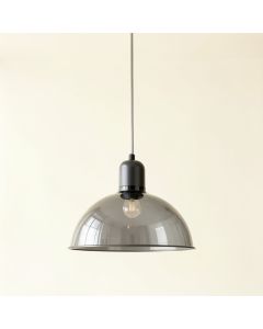 Maple Crest Pendant Light Suspended From One Plain Cable - Gray (synthetic illustration; no displayed measurements)